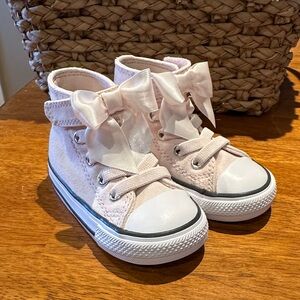 Converse Light Pink Kids High-Top Sneakers